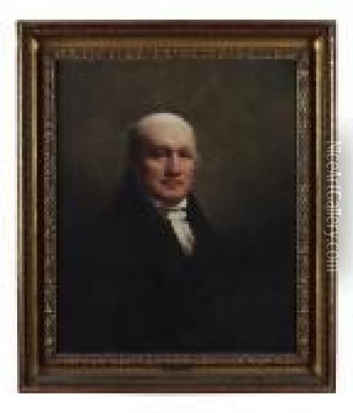 Half Length Portrait Of A Gentleman Oil Painting - Sir Henry Raeburn