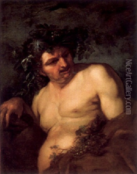Bacchus Oil Painting - Jan van Dalen the Elder