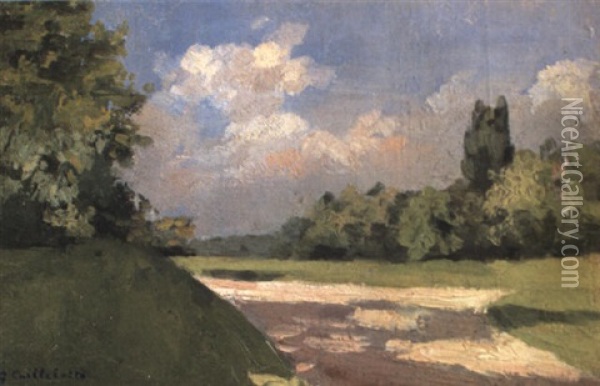 Dans Le Parc, Yerres Oil Painting - Gustave Caillebotte