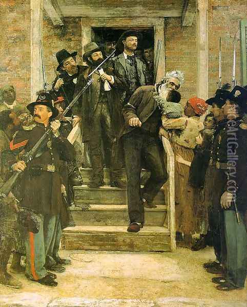 The Last Moments of John Brown 1884 Oil Painting - Thomas Hovenden