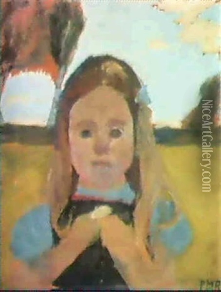 Das Kind (elsbeth) Oil Painting - Paula Modersohn-Becker