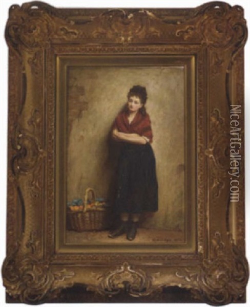The Orange Girl Oil Painting - William Baxter Collier Fyfe