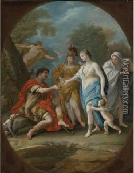 Judgement Of Paris Oil Painting - Paolo di Matteis