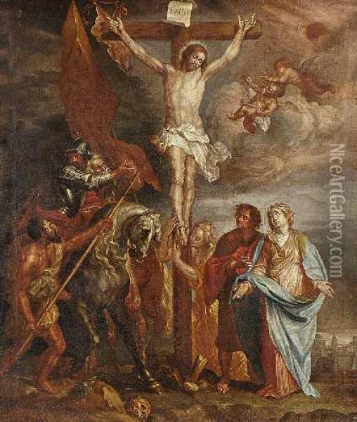 Kreuzigung Christi Oil Painting - Sir Anthony Van Dyck