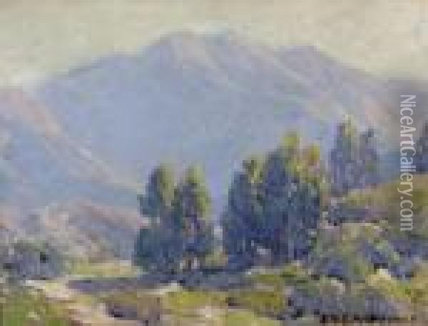Mountain Landscape Edgar Payneh Oil Painting - Edgar Alwin Payne