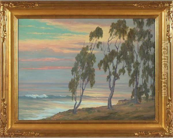 Serenity, La Jolla Oil Painting - Roi Clarkson Colman