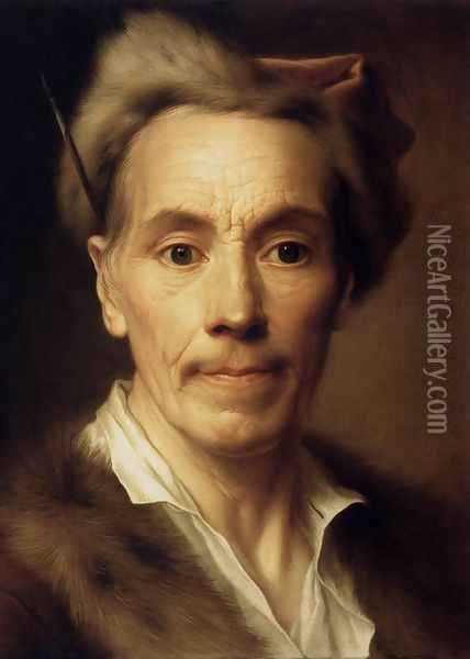 Self-Portrait as an Old Man Oil Painting - Christian Seybold