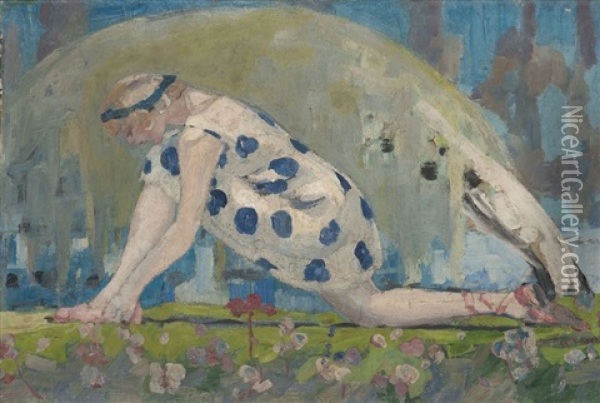 Danseuse Oil Painting - Jacqueline Marval