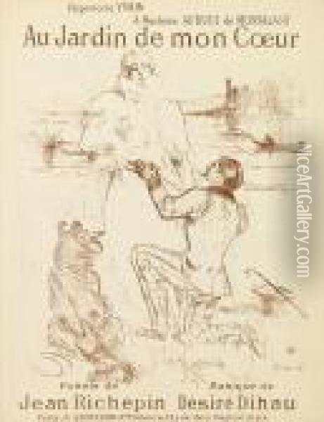 Declaration Oil Painting - Henri De Toulouse-Lautrec