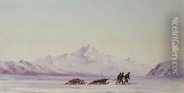 Arctic Scene Oil Painting - Edward Adrian Wilson