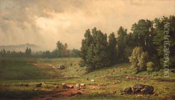 Untitled 2 Oil Painting - George Inness