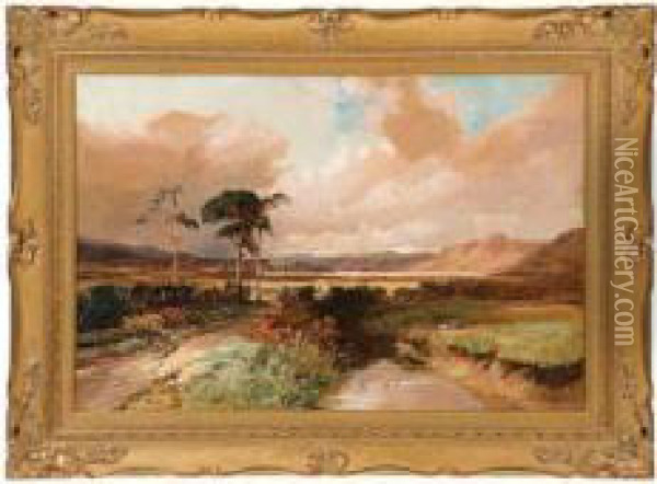 Landscape Oil Painting - Clarence Roe
