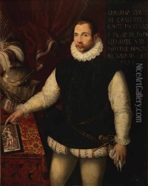 Portrait Of Gerardo Giavarini Oil Painting - Lavinia Fontana