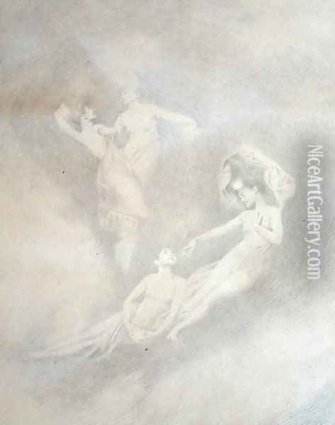Spirits in the Mist Oil Painting - Charles Prosper Sainton