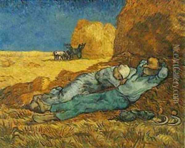 The Afternoon Siesta 1889 Oil Painting - Vincent Van Gogh