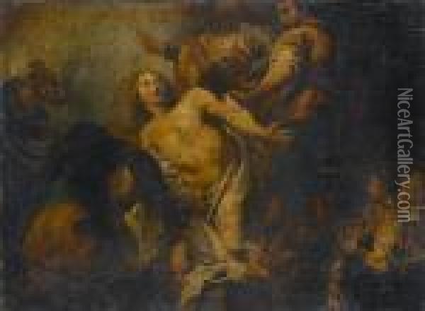 The Martyrdom Of Saint Paul Oil Painting - Giovanni Battista Piazzetta