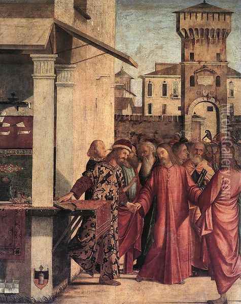The Calling of Matthew 1502 Oil Painting - Vittore Carpaccio