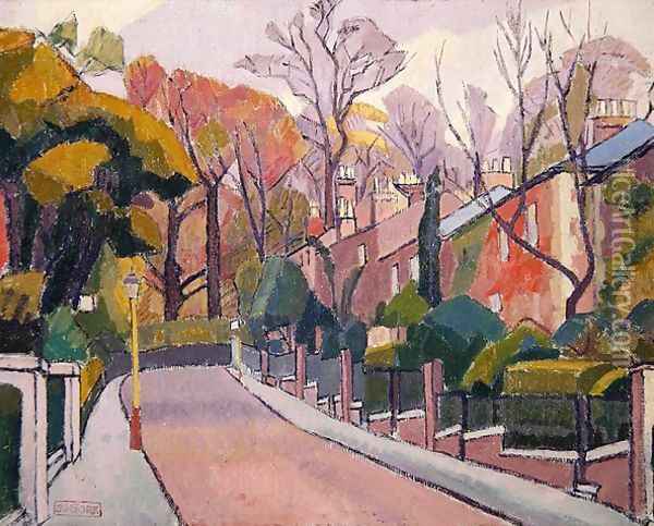 Cambrian Road Richmond Oil Painting - Spencer Frederick Gore