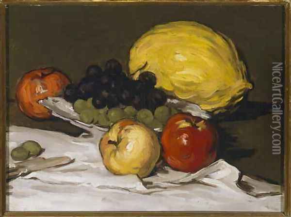 Melon, c.1906 Oil Painting - Samuel John Peploe