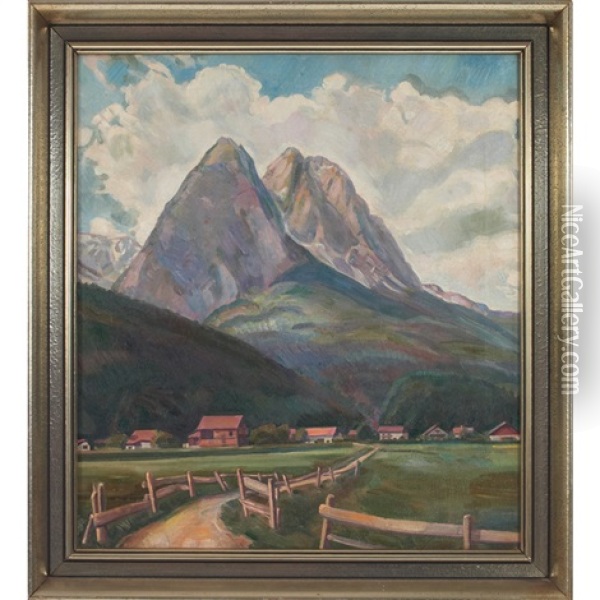 Mountain Landscape Oil Painting - Jefferson Stephen Ward