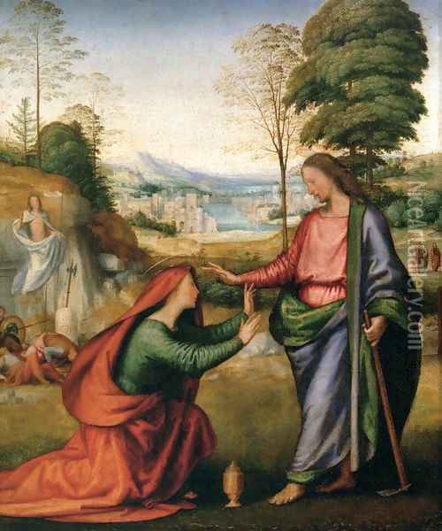 Noli Me Tangere Oil Painting - Fra Bartolomeo