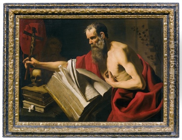 Der Heilige Hieronymus Oil Painting -  Caravaggio