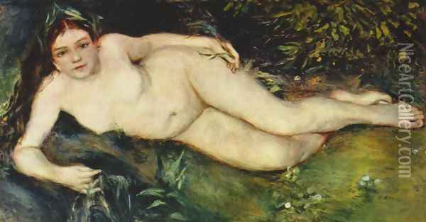 Nymph at the source Oil Painting - Pierre Auguste Renoir