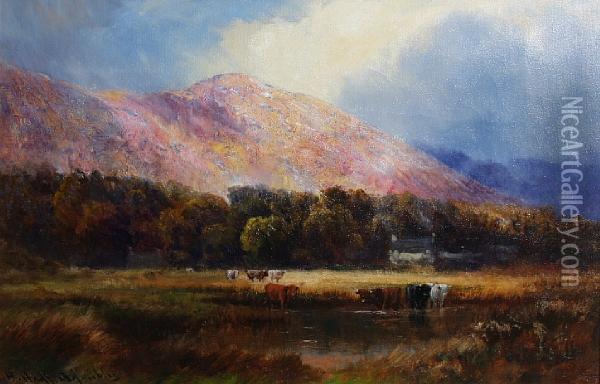 Between The Showers Oil Painting - Henry Hadfield Cubley
