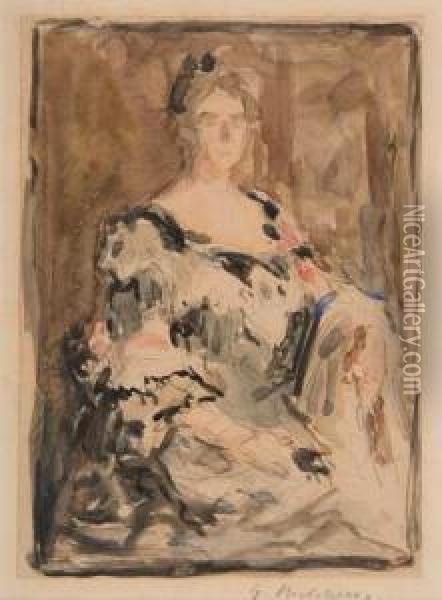 Portrait Of A Woman Oil Painting - Gari Julius Melchers