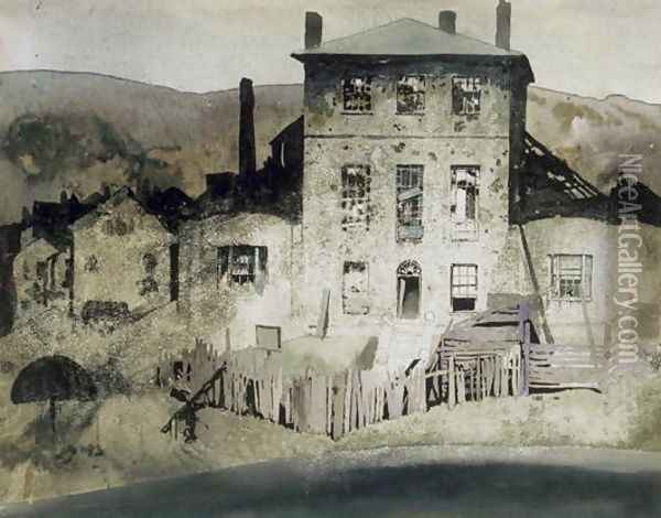 Rat's Castle, Hobart, c.1919 Oil Painting - Blamire Young