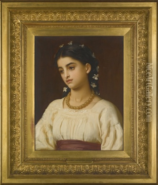 Catarina Oil Painting - Lord Frederic Leighton