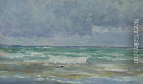 A Calm Surf Oil Painting - Bladen Tasker Snyder