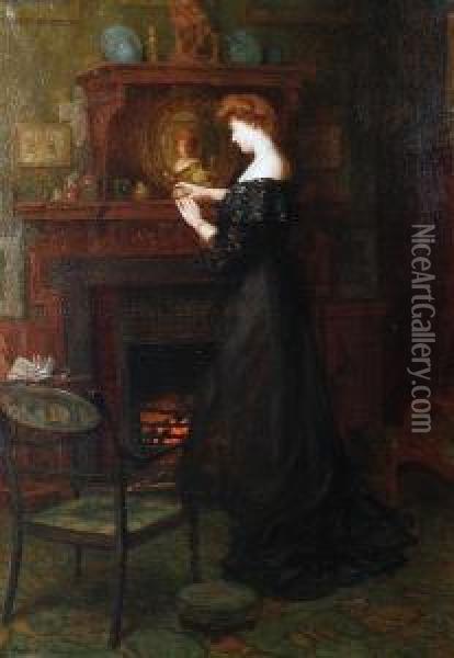 Fireside Memories Oil Painting - Sir William Quiller-Orchardson