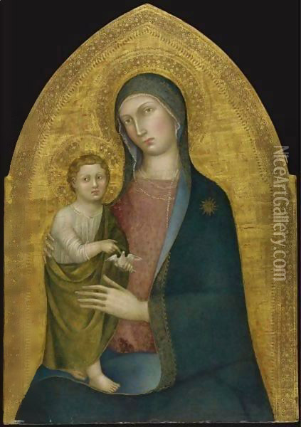 Madonna And Child Oil Painting - Taddeo Di Bartolo