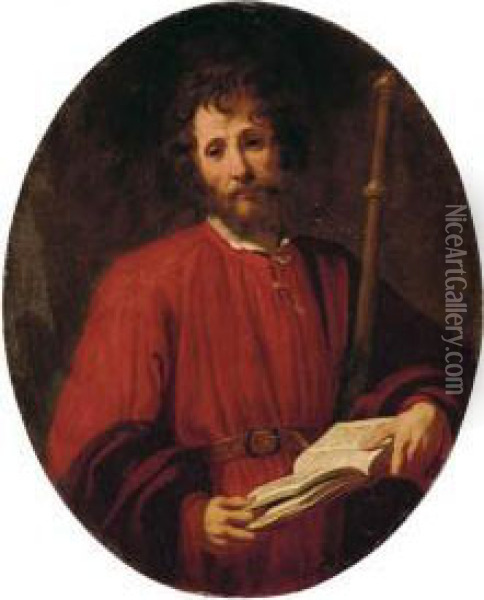 Saint James The Greater Oil Painting - Jacopo Vignali