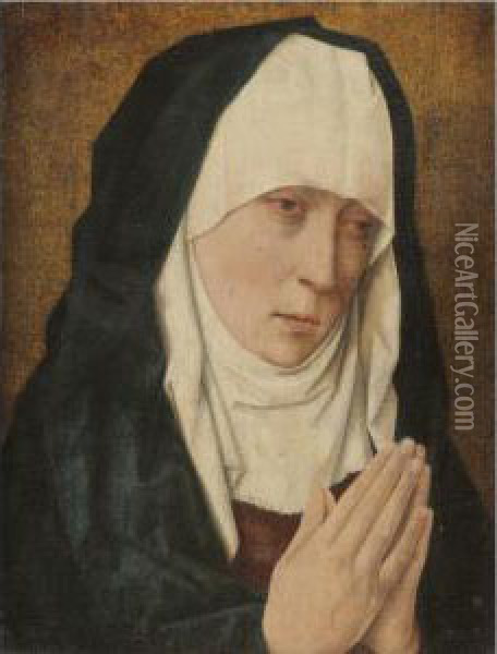 Mater Dolorosa Oil Painting - Dieric the Elder Bouts