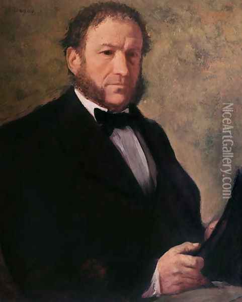 Portrait of Monsieur Ruelle, 1861 Oil Painting - Edgar Degas
