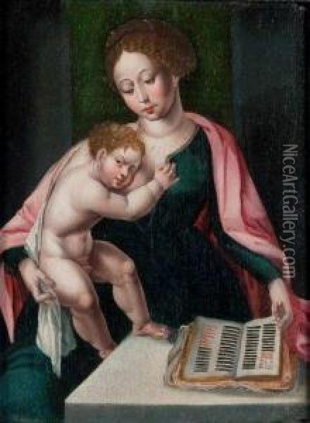 Vierge A L'enfant Oil Painting - Corneille Van Cleve