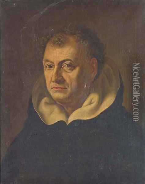 Portrait of a Dominican, bust-length Oil Painting - Fabre, Francois Xavier