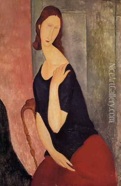 portrait de madame L Oil Painting - Amedeo Modigliani