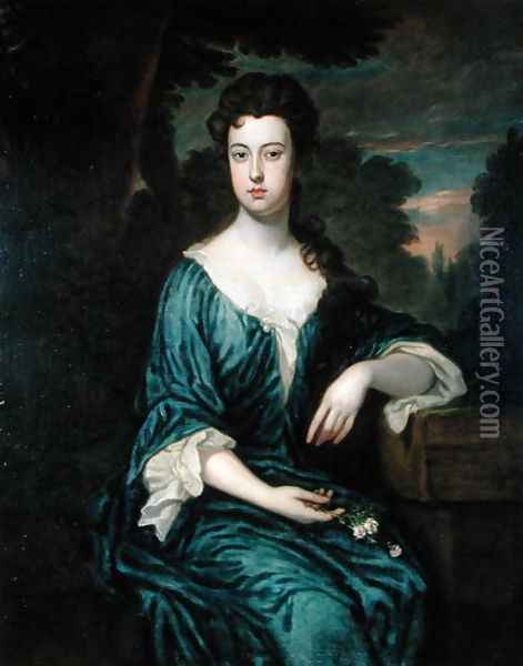 Portrait of Lady Henrietta Stanley Oil Painting - Sir Godfrey Kneller