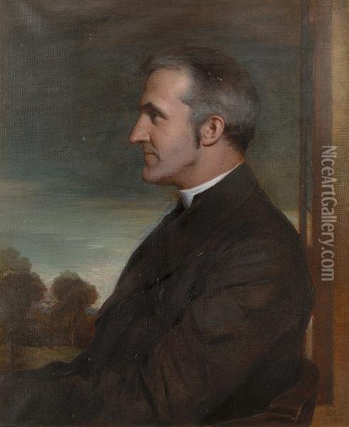 Portrait Of The Rev. Henry Parry Liddon Oil Painting - George Richmond