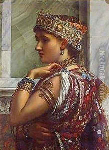 Zenobia Captive Oil Painting - Sir Edward John Poynter