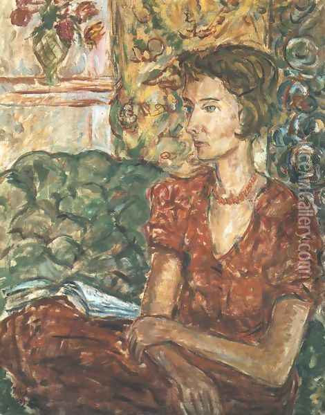 Portrait of Magdalena Potworowska Oil Painting - Tytus Czyzewski