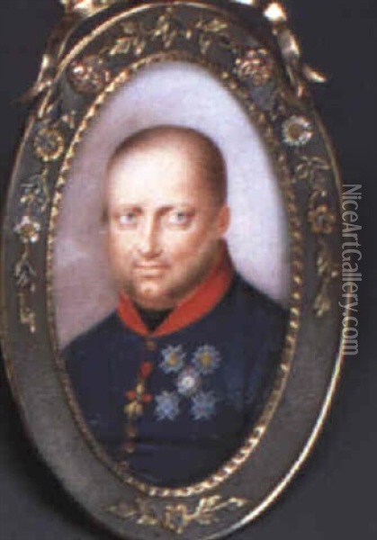 Francesco I, King Of The Kingdom Of Two Sicilies Oil Painting - Josef Kriehuber