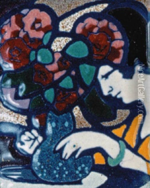 Le Bouquet De Fleurs Oil Painting - Leon Jouhaud