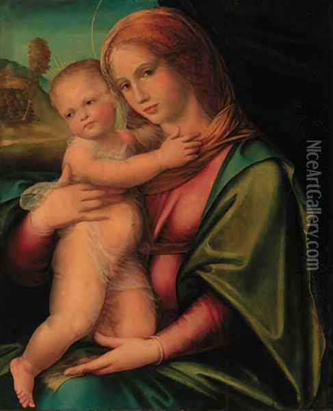 The Madonna and Child 2 Oil Painting - Giuliano Bugiardini