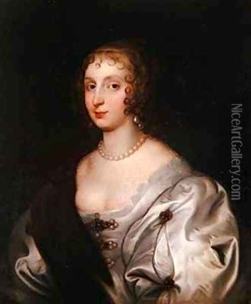 Lady Elizabeth Stuart Oil Painting - Sir Anthony Van Dyck