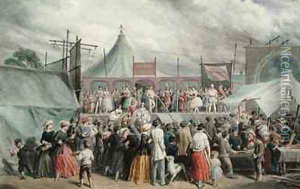 A visit to the circus Oil Painting - Charles Green
