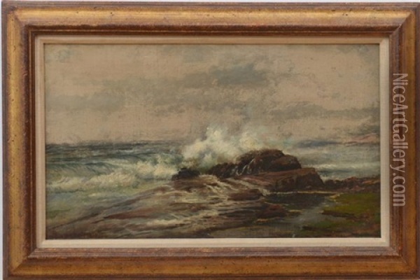Seascape Oil Painting - Edmund Darch Lewis